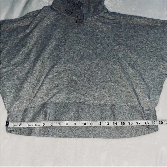 Free People Heather Gray Cowl Neck Sweatshirt - Picture 8 of 9